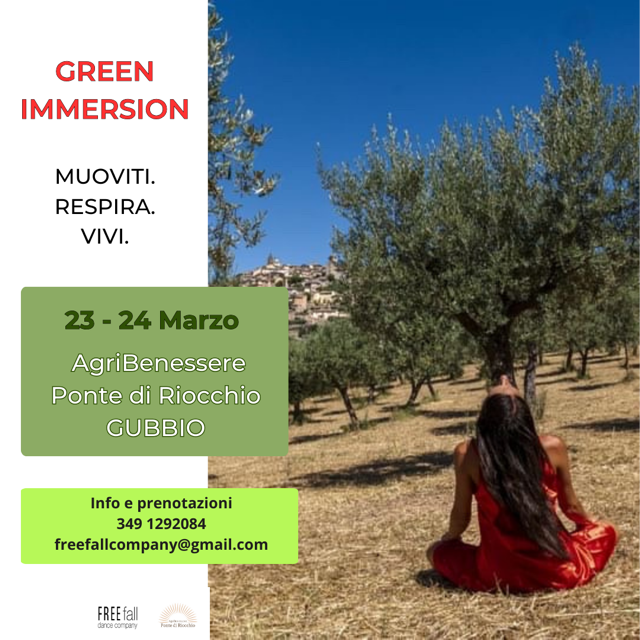 Green Immersion 23-24 Marzo
